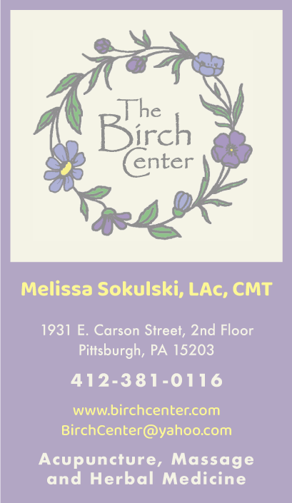 Birch Center Business Card branding graphic design