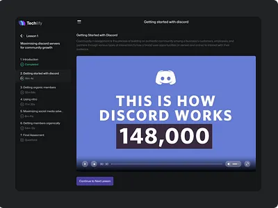 E-Learning Web App app design dashboard design e learning education uidesign uiux web app web design