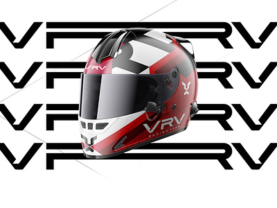 VRV Racing Team brand brand design branding car logo creative design graphic design logo logos lyon logo race logo racing symbol visual