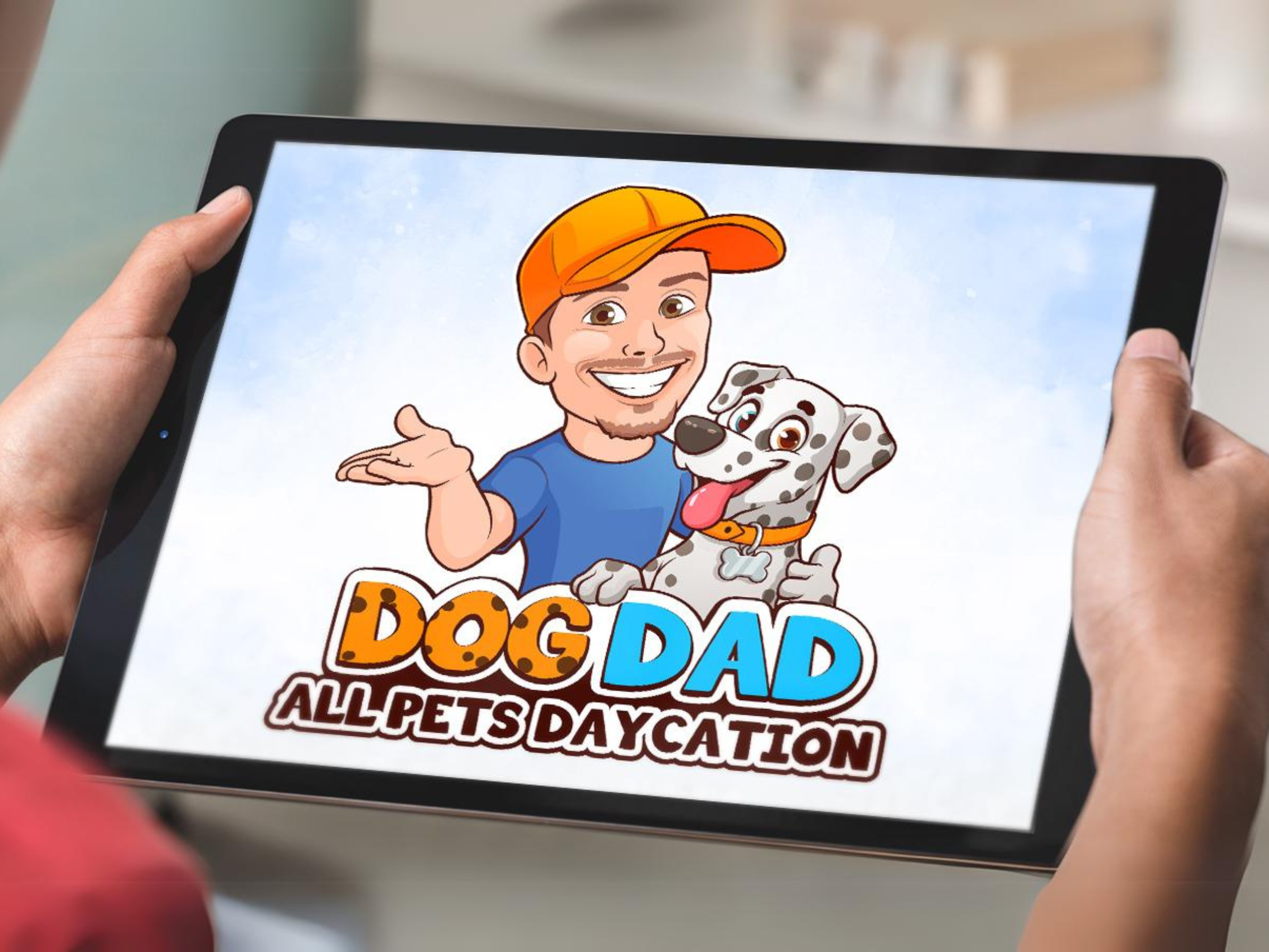 Example of Custom Cartoon Portrait Logo Design