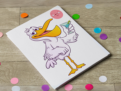 Mascot Cartoon Stork | 2D Cartoon Stork 2d cartoon bird 2d cartoon stork 2d mascot bird 2d mascot stork beehaya branding cartoon bird cartoon bird character cartoon bird logo cartoon stork cartoon stork character design fiverr graphic design illustration illustration stork mascot cartoon mascot stork