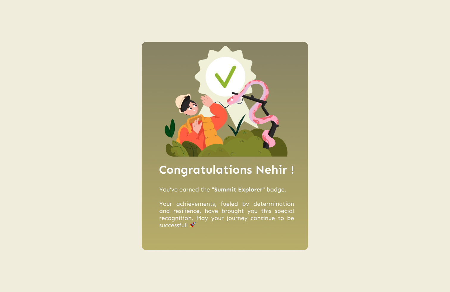 Daily UI Challenge #84 ; Badge Design 3d animation app badge branding dailyui design figma graphic design illustration logo motion graphics product ui ux