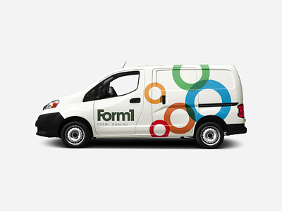 Form1 Van branding design form1 graphic design identity logo mini van van vehicle vehicle signage vinyl wrap