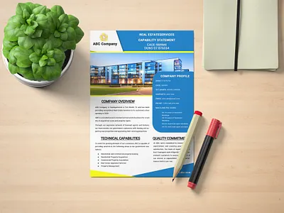 Capability Statement design Template capability capabilitys desing statement statements