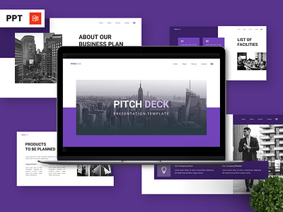 Pitch Deck - Pitch Deck Powerpoint Templates company infographic pitch deck portfolio powerpoint presentation profile