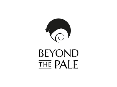 Beyond the Pale animal animal logo beyond the pale bi design brand identity branding design escargot graphic design identity design logo logo design negative space snail white space