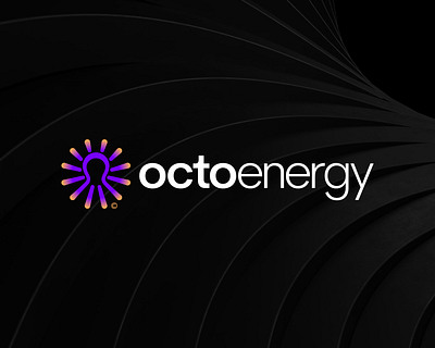 Octoenergy Logo brand branding design graphic design icon illustration limitless logo logo design logotype mark octopus solar solar energy sun symbol