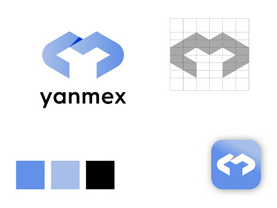 Yanmex logo design ai logo apps icon brand identity branding corporate design initial logo letter logo logo logo mark logos m logo modern logo y logo