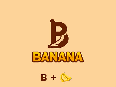 Fresh Banana Fruits logo design abstract logo b logo banana banana logo branding design flat logo food fruit food logo fresh food fresh fruit fruit fruit logo fruit slice fruits logo logo logo design minimal logo modern logo natural food