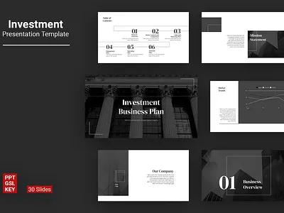 Presentation Design Business Investment business company corporate finance investment marketing presentation presentation design