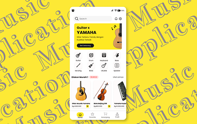 Musical Application app design guitar mobile music ui ux