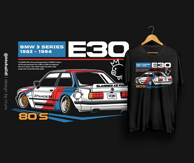 Pandem E30 car tshirt