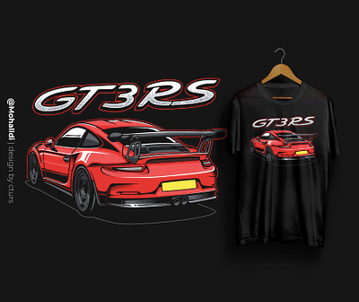 Porsche GT3 RS car tshirt