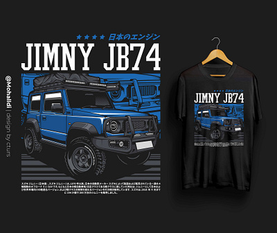 Jimny JB74 car tshirt