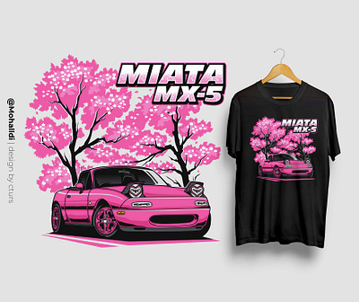Miata Sakura MX5 car tshirt