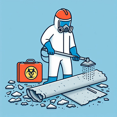Asbestos Removal Illustration graphic design illustration