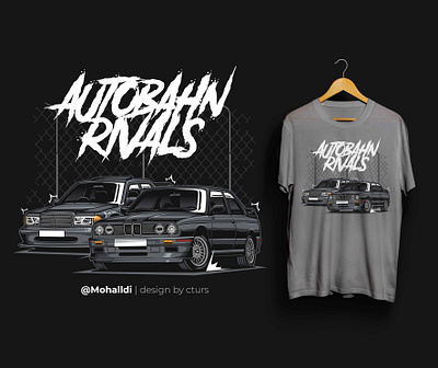 Autobahn Rivals car tshirt