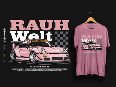 RWB Porsche 964 car tshirt