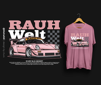 RWB Porsche 964 car tshirt