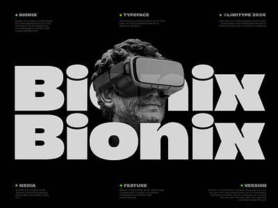 Bionix - Futuristic Bold Font big font bold font branding font extended font fat font free font futuristic font inktrap font large font modern font poster font sans serif font