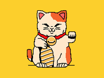 Lucky Cat cartoon cat character design graphic design illustration lucky vector