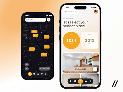 Real Estate App android app design dashboard design interface ios location map mobile app product design real estate sterat up ui uiux user interface ux