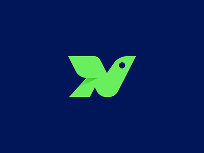 N bird bird brand branding design elegant graphic design illustration letter logo logotype mark minimalism minimalistic modern n sign