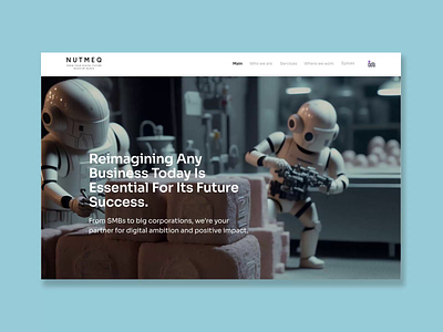 UI Design for NUTMEQ animation animation based brand branding consultancy consultation design digital digital art dynamic graphic design identity branding ui ui design ui ux ui ux design ux ux design website website design
