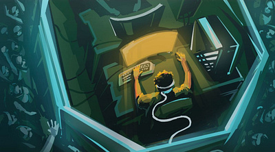 Cybersport visdev character computer conceptart cybersport gaming illustration scifi visdev