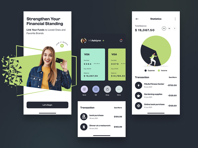 Financial Freedom at Your Fingertips : A Finance App Design by Bhumi on ...