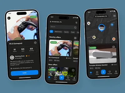 Renting Mobile App Design Concept app app ux design mobile mobile ux ux