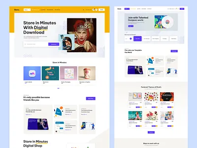 Digital Marketplace ui ux woocommerce marketplace