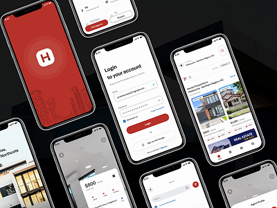 Real Estate Mobile App Design app app animation app motion graphics branding buy selling app figma real estate app graphic design logo mobile product design property app property app animation real estate real estate app real estate app animation ui uiux web design