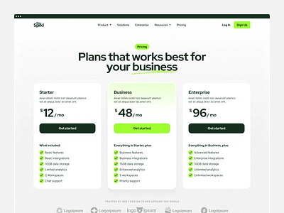 ✦ TheSprkl / Pricing plans branding design system figma2webflow mobile modern price table pricing plans pricings saas table thesprkl trendy ui ux web design