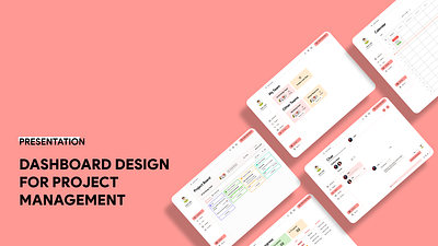 DASHBOARD DESIGN FOR PROJECT MANAGEMENT animation app branding design graphic design illustration moodboard thinking ui ui ux ux vector