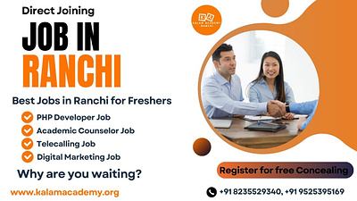 Job in Ranchi – Latest Job Openings in Ranchi job in ranchi php developer