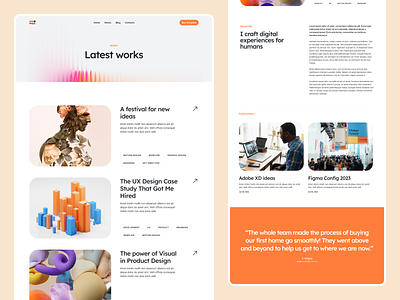✦ TheSprkl / Praxis inner pages article branding cards design design system figma2webflow glass portfolio template thesprkl ui ux webflow