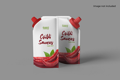 Stand Up Spouted Pouch Packaging Mockup stand