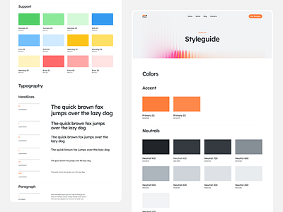✦ TheSprkl / Praxis style guide branding design system figma2webflow style guide template thesprkl ui ux webflow