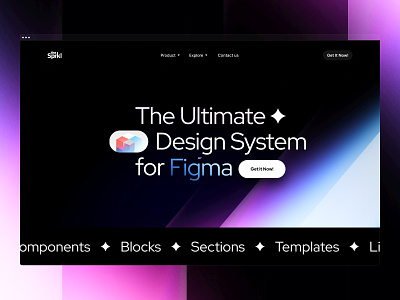 ✦ TheSprkl UI Kit for Figma branding design design system figma2webflow framework saas thesprkl ui ui kit ux website