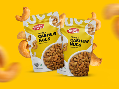Cashew Nuts Pouch Packaging Design bag design branding cashew nuts creative design food food pouch graphic design healthy nuts illustration nuts packaging design pouch pouch bag design pouch design pouch inspiaration product product design snack