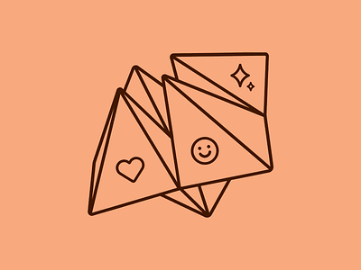 Origami Paper Fortune Teller chatterbox cootie catcher fortune teller icon illustration line art origami salt cellar tattoo vector