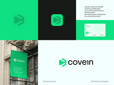 covein - logo identity branding business design identity logo logo design logotype technology logo