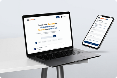 Global Talent Hub branding eved mobile app product design ui ux webapp