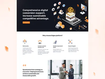 Landing Page for Solution Company