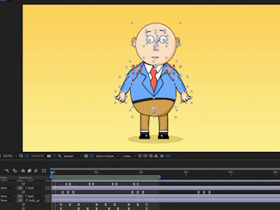 Talking Character Animation 2danimation after affects after effects animation aftereffects animation design illustration motion animation motiongraphics ui