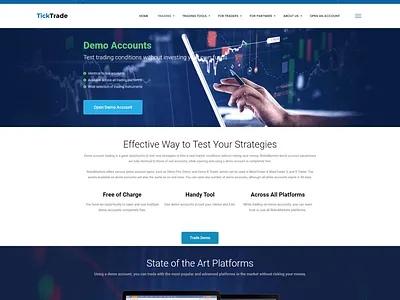 TickTrade website