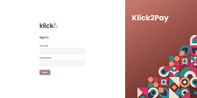 Klick2Pay website