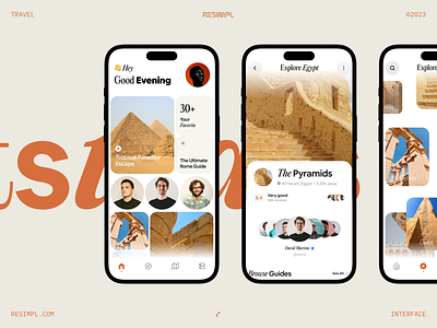 Thats – Personal Travel Planner App 3d animation booking app branding ios mobile app motion resimpl resimpl design schedule travel travel agency travel app travel planner typography ui ui design ux design
