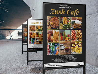 CAFÉ POSTER branding graphic design kenyan graphic design michael ndungu poster poster design